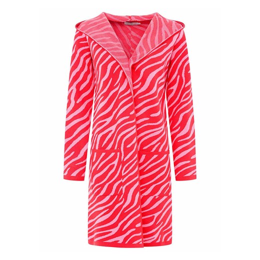 Zwillingsherz Kardigan &quot;Zebra&quot; w kolorze jasnoróżowo-czerwonym Zwillingsherz L/XL promocja Limango Polska