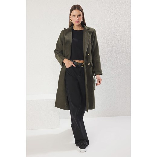 trendyol Płaszcz zimowy w kolorze khaki Trendyol 40 okazja Limango Polska