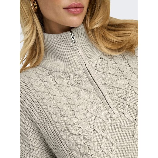 ONLY Sweter w kolorze kremowym XL okazja Limango Polska