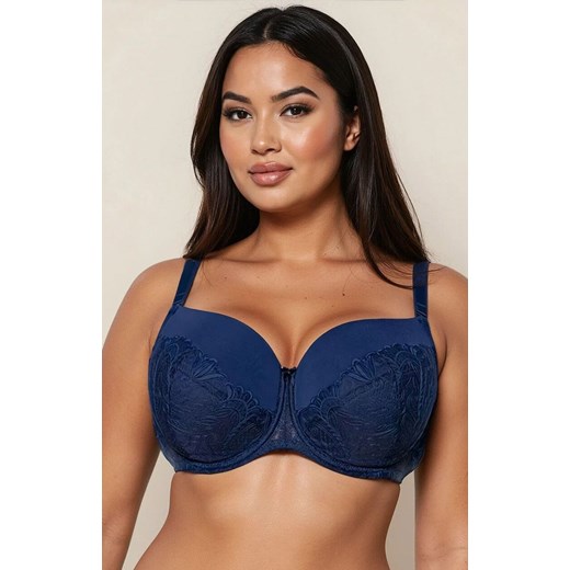 Biustonosz usztywniany granatowy VB-377, Kolor granatowy, Rozmiar 70H, Vena ze sklepu Primodo w kategorii Biustonosze - zdjęcie 186505673
