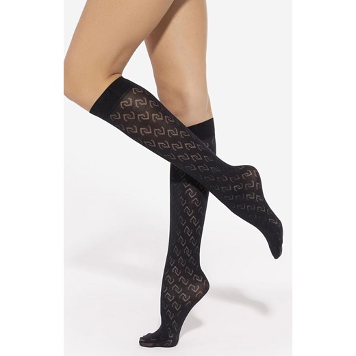 Gatta podkolanówki damskie 40 DEN Trendy wz.04, Kolor czarny, Rozmiar uniwersalny, Gatta ze sklepu Primodo w kategorii Podkolanówki - zdjęcie 186505853