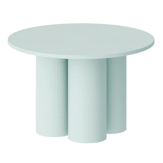 Miętowy matowy stolik kawowy 80 cm W2-N49 ze sklepu Edinos.pl w kategorii Stoliki kawowe - zdjęcie 186506423