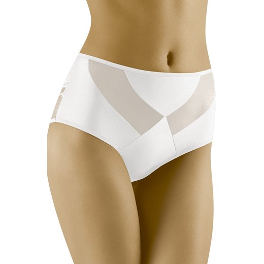 Białe figi damskie z wysokim stanem XIZI, Kolor biały, Rozmiar S, Wol-bar ze sklepu Intymna w kategorii Majtki damskie - zdjęcie 186506863