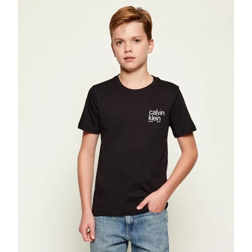 Calvin Klein Jeans T-shirt | Regular Fit ze sklepu Gomez Fashion Store w kategorii T-shirty chłopięce - zdjęcie 186507841