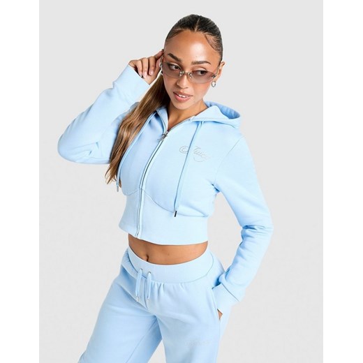 JUICY COUTURE BLUZA ROZPINANA Z KAPTUREM SCRIPT FL ze sklepu JD Sports  w kategorii Bluzy damskie - zdjęcie 186508230