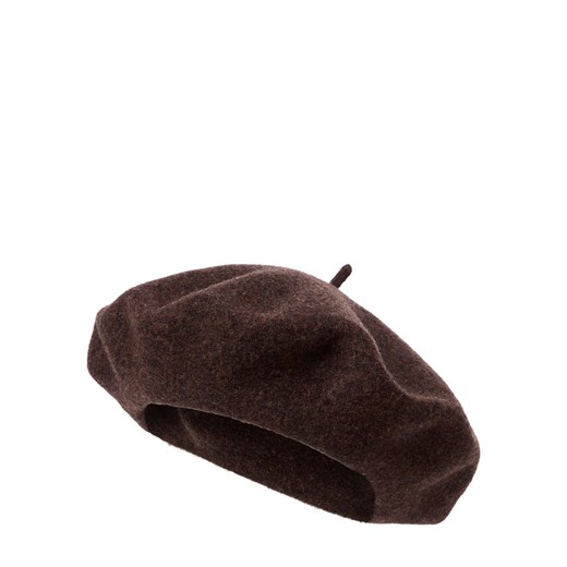 Loevenich Damski beret wykonany z wełny Kobiety Wełna czekoladowy marmurkowy ze sklepu vangraaf w kategorii Czapki zimowe damskie - zdjęcie 186508344