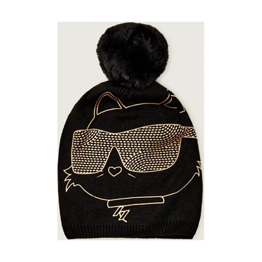 Karl Lagerfeld Kids Czapka | z dodatkiem wełny ze sklepu Gomez Fashion Store w kategorii Czapki dziecięce - zdjęcie 186508500