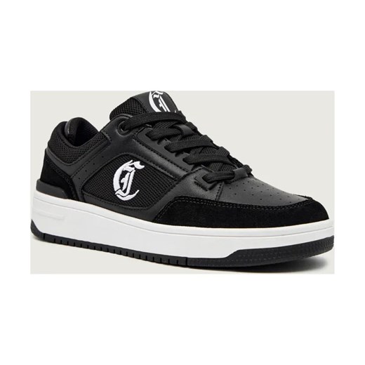 Just Cavalli Skórzane sneakersy FONDO AZULA DIS.12 ze sklepu Gomez Fashion Store w kategorii Buty sportowe męskie - zdjęcie 186508503