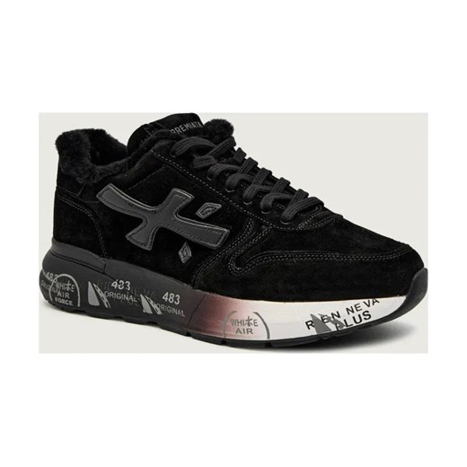 Premiata Skórzane sneakersy MICK | shearling ze sklepu Gomez Fashion Store w kategorii Buty sportowe męskie - zdjęcie 186508504