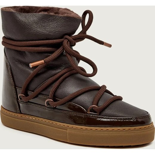 INUIKII Śniegowce GLOSS WEDGE |skóra ze sklepu Gomez Fashion Store w kategorii Śniegowce damskie - zdjęcie 186508522