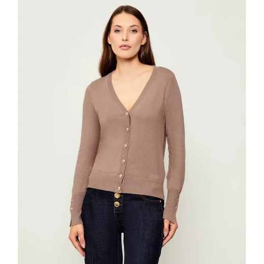 GUESS Kardigan ZENA | Regular Fit ze sklepu Gomez Fashion Store w kategorii Swetry damskie - zdjęcie 186508592