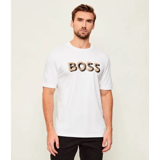 BOSS BLACK T-shirt H-Thompson 656 | Regular Fit ze sklepu Gomez Fashion Store w kategorii T-shirty męskie - zdjęcie 186508661