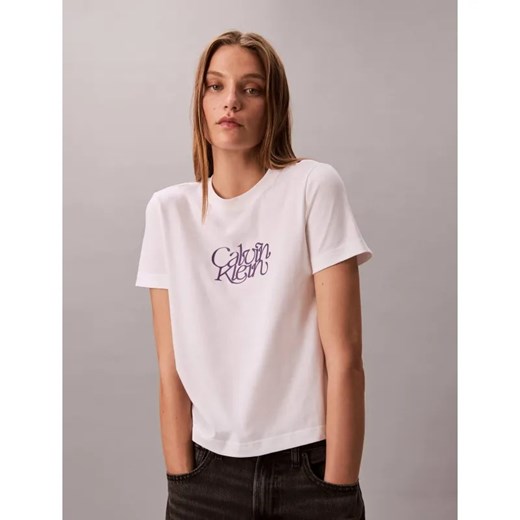 Calvin Klein Jeans T-shirt | Regular Fit ze sklepu Gomez Fashion Store w kategorii Bluzki damskie - zdjęcie 186508663