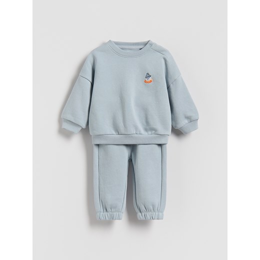 Reserved - Bawełniany komplet - jasnoniebieski ze sklepu Reserved w kategorii Odzież dla niemowląt - zdjęcie 186509884
