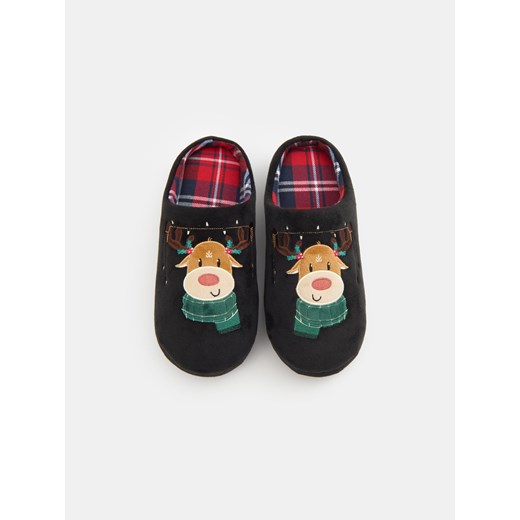 Sinsay - Kapcie z motywem świątecznym - wielobarwny Sinsay 45/46 Sinsay