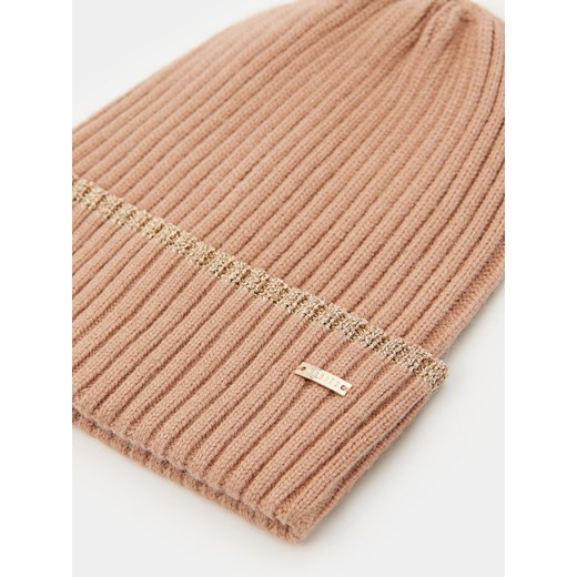 Mohito - Beżowa czapka beanie - beżowy Mohito ONE SIZE Mohito