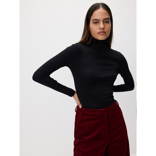 Reserved - Bawełniany golf - czarny ze sklepu Reserved w kategorii Swetry damskie - zdjęcie 186511990