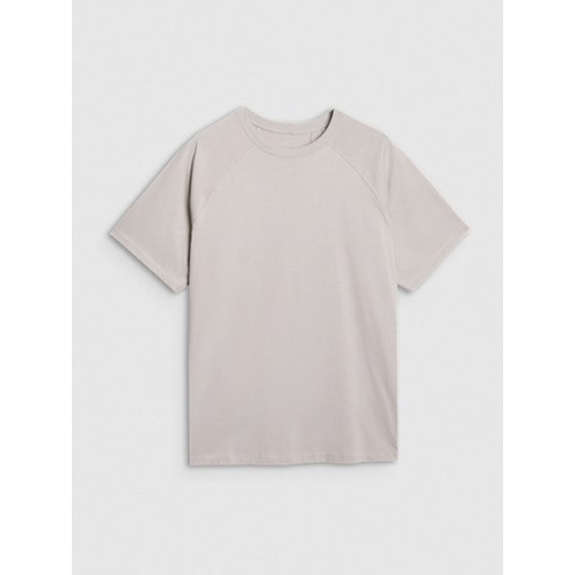 Męski t-shirt oversize 4F 4FWAW25TTSHM2360 - szary ze sklepu Sportstylestory.com w kategorii T-shirty męskie - zdjęcie 186512362