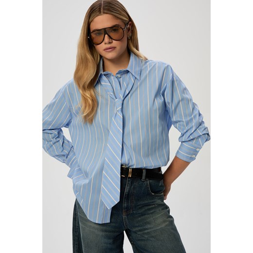 KRAWAT DAMSKI BLUE STRIPES Jemiol