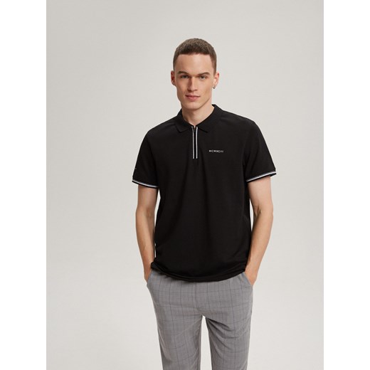 Krótkie spodenki męskie PRM SH 302 W429 - niebieski melanż ze sklepu Edoti w kategorii T-shirty męskie - zdjęcie 186516633
