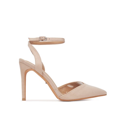 Szpilki DeeZee HT5846-46 Beżowy ze sklepu eobuwie.pl w kategorii Sandały damskie - zdjęcie 186517513