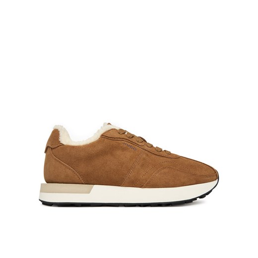 Sneakersy HUGO Kiria 50552652 Brązowy ze sklepu eobuwie.pl w kategorii Buty sportowe damskie - zdjęcie 186520144