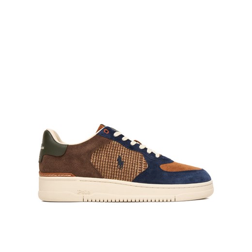 Sneakersy Polo Ralph Lauren Masters Court 809973703001 Brązowy ze sklepu eobuwie.pl w kategorii Buty sportowe męskie - zdjęcie 186520203