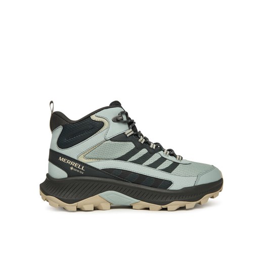 Trekkingi Merrell Speed Strike 2 Mid GORE-TEX J038383 Szary ze sklepu eobuwie.pl w kategorii Buty trekkingowe męskie - zdjęcie 186520220