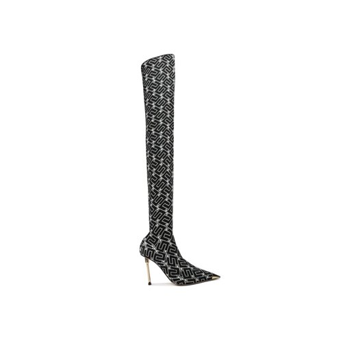 Kozaki Elisabetta Franchi SA-33L-36E2 Czarny Elisabetta Franchi 35 eobuwie.pl