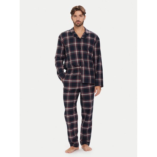 BOSS Piżama Holiday 50550756 Granatowy Regular Fit ze sklepu MODIVO w kategorii Piżamy męskie - zdjęcie 186521544