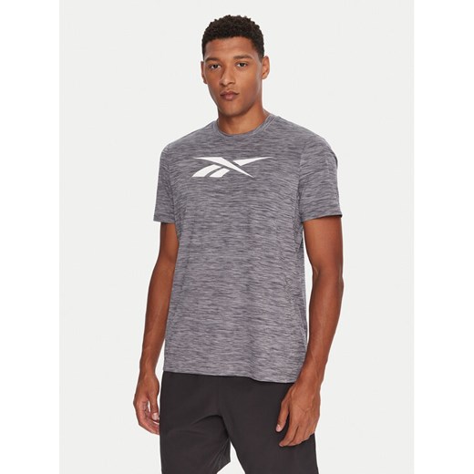 Reebok T-Shirt Vector Standard RK25179CCM Szary Regular Fit ze sklepu MODIVO w kategorii T-shirty męskie - zdjęcie 186521574