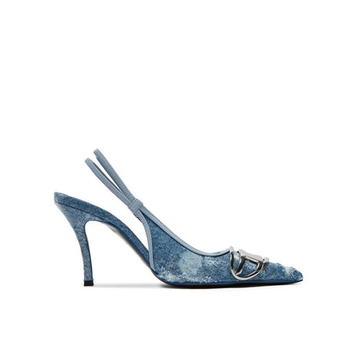 Diesel Szpilki D-Venus Sb Y02985 PS288 T6348 Niebieski ze sklepu MODIVO w kategorii Sandały damskie - zdjęcie 186521582
