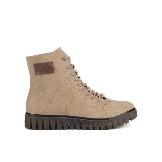 Rieker Trzewiki Y3421-20 Beżowy ze sklepu MODIVO w kategorii Botki - zdjęcie 186521583