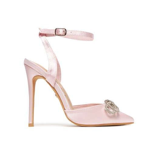 DeeZee Szpilki F92831-8 Różowy ze sklepu MODIVO w kategorii Sandały damskie - zdjęcie 186521604