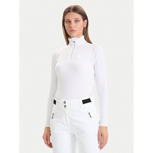 Rossignol Bluza techniczna Classique RLMWL08 Biały Slim Fit ze sklepu MODIVO w kategorii Bluzy damskie - zdjęcie 186521722