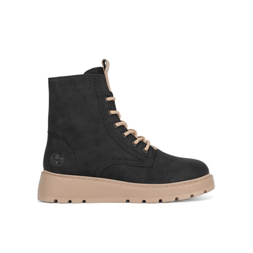 Rieker Trzewiki 70404-00 Czarny ze sklepu MODIVO w kategorii Botki - zdjęcie 186521760