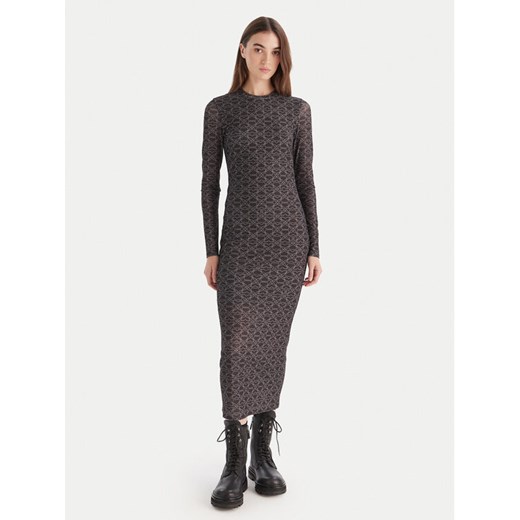 HUGO Sukienka codzienna Nastan 50542400 Czarny Slim Fit ze sklepu MODIVO w kategorii Sukienki - zdjęcie 186521764