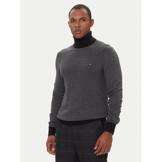 Tommy Hilfiger Golf MW0MW40446 Szary Regular Fit ze sklepu MODIVO w kategorii Swetry męskie - zdjęcie 186521790