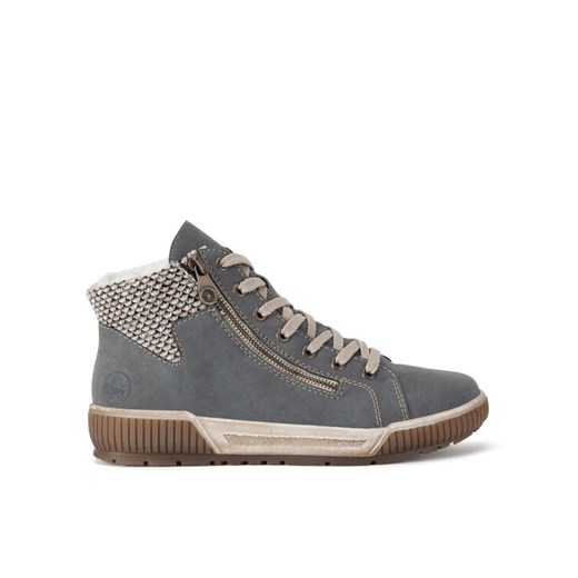 Rieker Trzewiki N0709-14 Niebieski ze sklepu MODIVO w kategorii Botki - zdjęcie 186521802