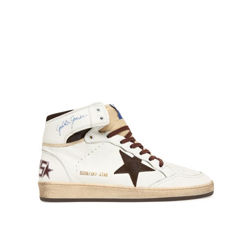 Sneakersy Golden Goose Sky Star GMF00230.F004005.11362 Biały ze sklepu eobuwie.pl w kategorii Buty sportowe męskie - zdjęcie 186524911
