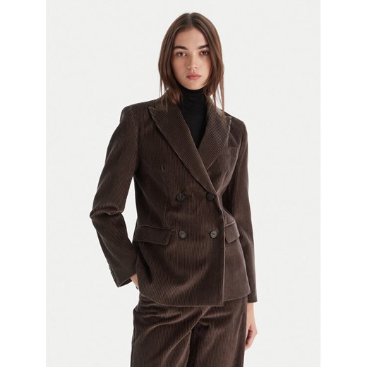 Weekend Max Mara Marynarka Katanga 2525046062 Brązowy Regular Fit ze sklepu MODIVO w kategorii Marynarki damskie - zdjęcie 186525394