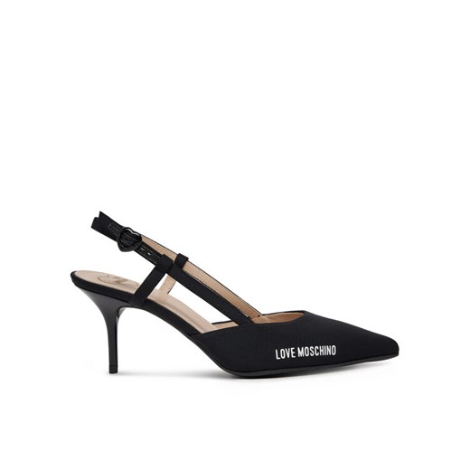 LOVE MOSCHINO Szpilki JA10627G1MIMX000 Czarny ze sklepu MODIVO w kategorii Sandały damskie - zdjęcie 186525410