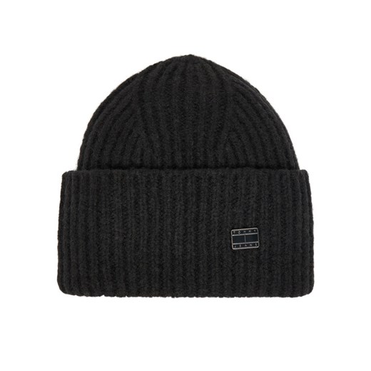 Tommy Hilfiger Czapka Elevated Heritage AW0AW17905 Czarny ze sklepu MODIVO w kategorii Czapki zimowe damskie - zdjęcie 186525413