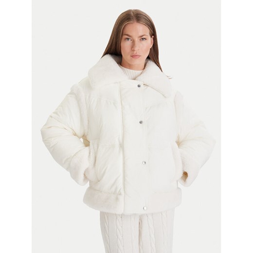 BOSS Kurtka zimowa C_Pajuna 50548173 Écru Relaxed Fit ze sklepu MODIVO w kategorii Kurtki damskie - zdjęcie 186525473