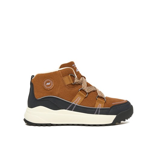 Skechers Botki Yana 180320/WTBK Biały ze sklepu MODIVO w kategorii Botki - zdjęcie 186525482
