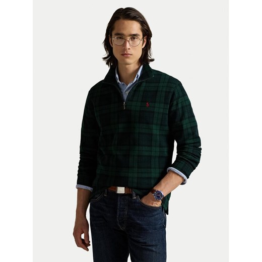 Polo Ralph Lauren Sweter 710981459001 Zielony Regular Fit ze sklepu MODIVO w kategorii Swetry męskie - zdjęcie 186525514