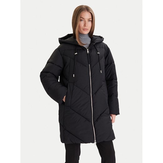 BOSS Płaszcz zimowy C_Piapolly 50548027 Czarny Regular Fit ze sklepu MODIVO w kategorii Płaszcze damskie - zdjęcie 186525543