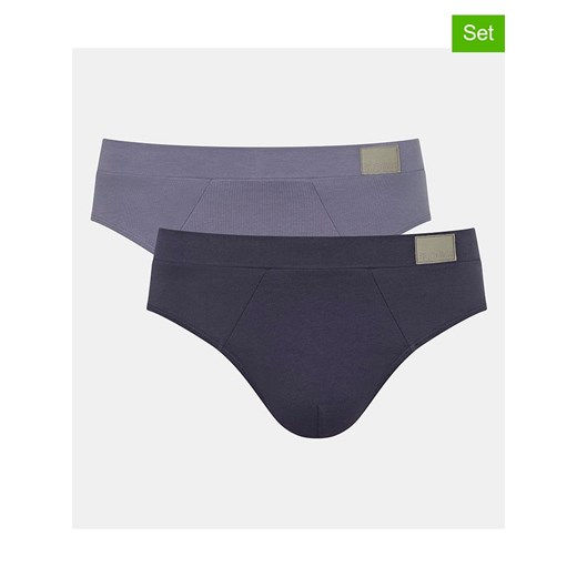 Sloggi Slipy (2 pary) w kolorze niebieskim i granatowym ze sklepu Limango Polska w kategorii Majtki męskie - zdjęcie 186527154