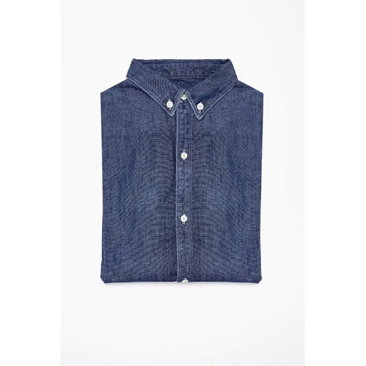 KOSZULA DAVIS 2988C DŁUGI RĘKAW CUSTOM FIT GRANAT ze sklepu Recman w kategorii Koszule męskie - zdjęcie 186527962