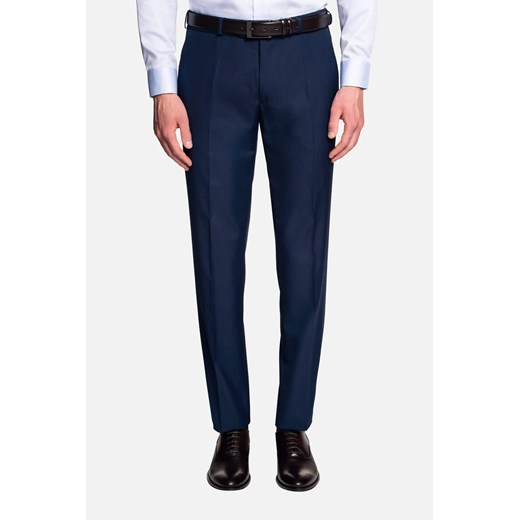 SPODNIE BIANCO 313 NIEBIESKI ze sklepu Recman w kategorii Spodnie męskie - zdjęcie 186528030